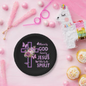 賛美神に救ごフローラ ペーパープレート (パーティー)