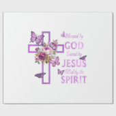 賛美神に救ごフローラ ラッピングペーパー (フラット)