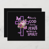 賛美神に救ごフローラ 出欠カード (正面/裏面)