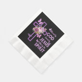 賛美神に救ごフローラ 縁ありランチョンナプキン (角)