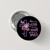 賛美神に救ごフローラ 缶バッジ (正面&裏面)