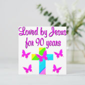 賛美神90番目の誕生日 カード (スタンド正面)