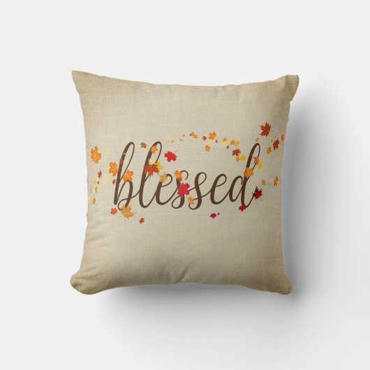 賛美紅葉 クッション (正面)