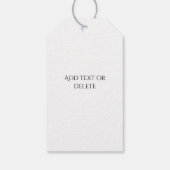 賛美結婚ハート写真のブライダル好意ギフトラベル ギフトタグ (裏面)