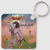 賛美聖なる書物、 経典の神々が輝くウマ・イユに光る キーホルダー (裏面)