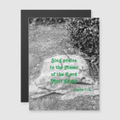 賛美聖なる書物、 経典磁気挨拶票 (正面/裏面)