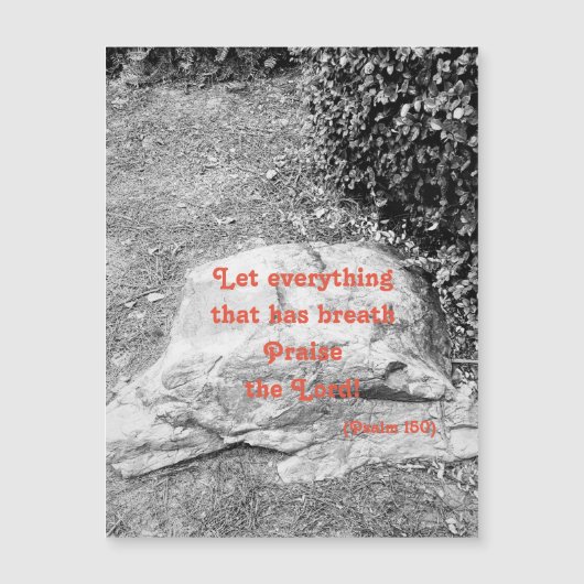 賛美聖なる書物、 経典磁気挨拶票 (正面)