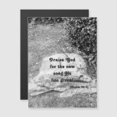 賛美聖なる書物、 経典磁気挨拶票 (正面/裏面)