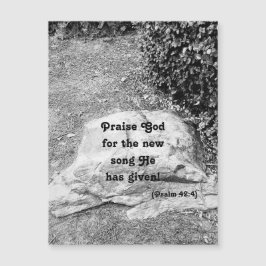 賛美聖なる書物、 経典磁気挨拶票