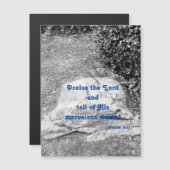 賛美聖なる書物、 経典磁気挨拶票 (正面/裏面)