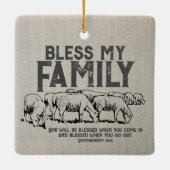 賛美聖なる書物、 経典 セラミックオーナメント (裏面)