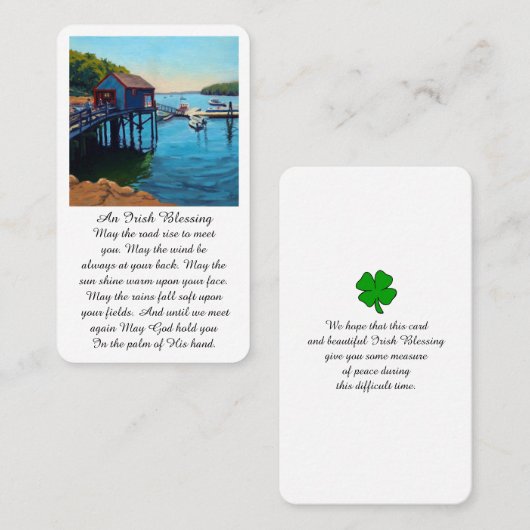 賛美記念祈りの言葉 名刺 (正面/裏面)