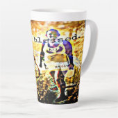 賛美飴 カフェラテマグ (右アングル)