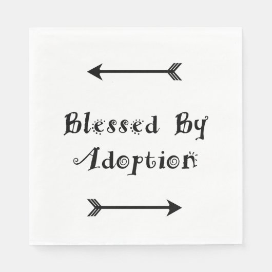 賛美養子縁組 – 養成気に スタンダードランチョンナプキン (正面)