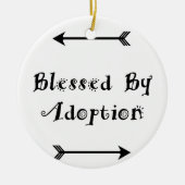 賛美養子縁組 – 養成気に セラミックオーナメント (正面)