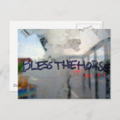 賛美馬 ポストカード (正面/裏面)