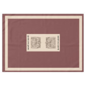 賛美60インチx 84の文字とイメージテンプレート付きこの家 テーブルクロス (正面(横))