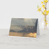 賛美 カード (黄色い花)