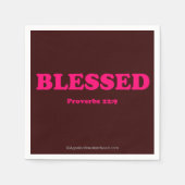 賛美 スタンダードカクテルナプキン (正面)