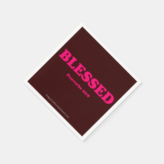 賛美 スタンダードカクテルナプキン (角)