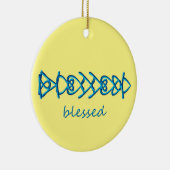 賛美 セラミックオーナメント (右)