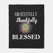 賛美 フリースブランケット (正面)