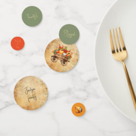 賛美&感謝のテーブル紙吹雪 – 秋の収穫 コンフェッティ