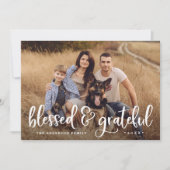 賛美&感謝の写真感謝状 シーズンカード (正面)