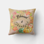賛美&感謝水カラー紅葉 クッション (裏面)