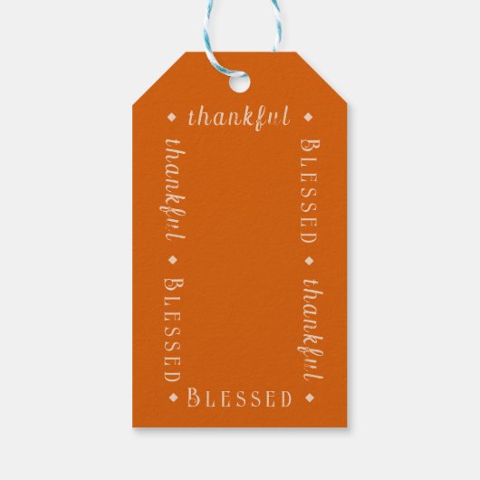 「賛美」「感謝」 パーソナライズされた ギフトタグ (裏面)