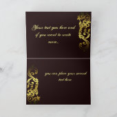 賛美 Eid – グリーティングカードEid mubarak シーズンカード (内部)