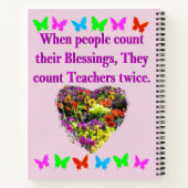 賛美ANDインスパイアの先生デザイン ノートブック (裏面)