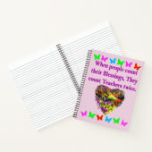 賛美ANDインスパイアの先生デザイン ノートブック (内部)