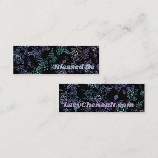 賛美Be スキニー名刺 (正面/裏面)