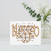 賛美Beatitudes ポストカード (スタンド正面)