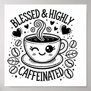 賛美Caffeinated Digital Download ポスター