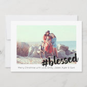 賛美Christmas Photo Card カード (正面)