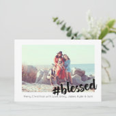 賛美Christmas Photo Card カード (スタンド正面)