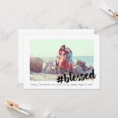 賛美Christmas Photo Card カード (正面/裏面インサイチュ)