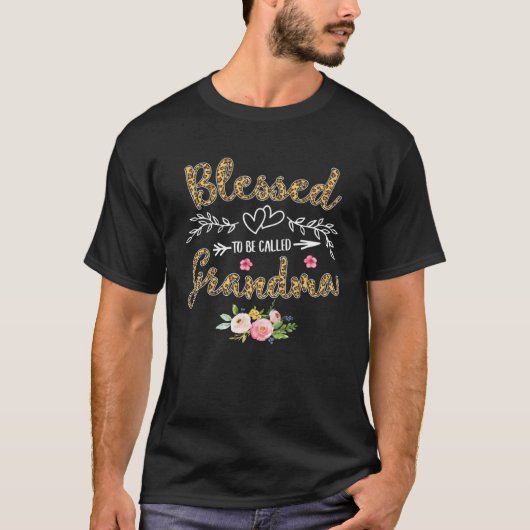 賛美Daopard Printと呼ばかわいらしれる Tシャツ (正面)