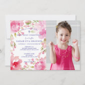 賛美Folids First Holy Communion写真 招待状 (正面)