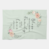 賛美Food Before Us Kitchen祈りの言葉 キッチンタオル (横)