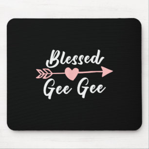 賛美Gee-gee矢印ハートラブキュートおもしろいGee マウスパッド