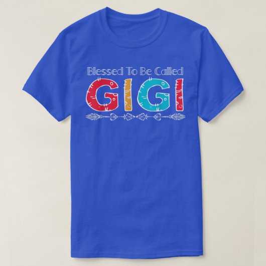 賛美Gigi ArrowファミカラフルリCh Tシャツ (デザイン正面)