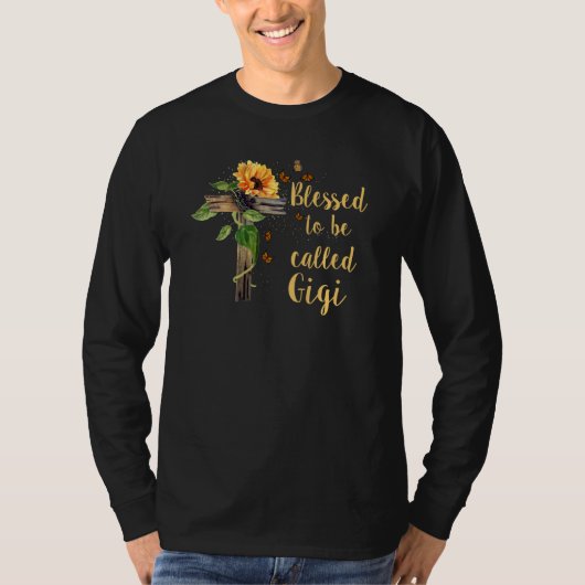 賛美Gigi Mother S Day Sunflower Tシャツ (正面)
