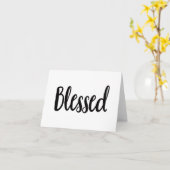 賛美Gospelグラフィック美学キリスト教引用文 カード (黄色い花)