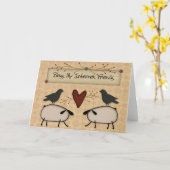 賛美Internet Friendsノートカード カード (黄色い花)