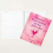 賛美Matthew  5:8はハートに純粋 プランナー手帳 (ディスプレー)