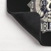 賛美mma BjjキックボクシングムエタイボクシングケージF マウスパッド (コーナー)