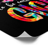 賛美Mom Gigiフローラ絞り染めと呼ばれる ポスター (角)